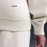 Nike NOCTA мужские Fleece CS Crew цвет коричневый