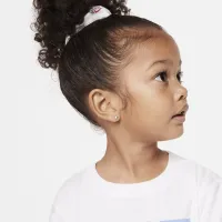 Nike Relaxed Tee and Scrunchie комплект Little Kids 2-Piece комплект колір білий