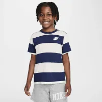 Nike Little дитячі Rugby Stripe футболка блакитний