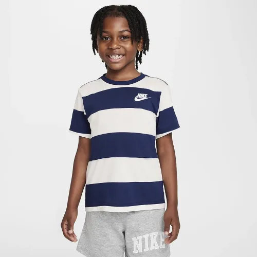Nike Little дитячі Rugby Stripe футболка блакитний
