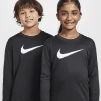 Nike Legend Big детские Dri-FIT Long-Sleeve футболка цвет черный