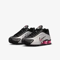 Nike Shox R4 Big детские Кроссовки цвет черный
