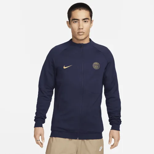 Paris Saint-Germain Academy Pro Home чоловічі Nike Soccer Graphic Куртка блакитний