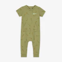 Nike Baby (3-6M) Printed Short Sleeve Coverall цвет зеленый