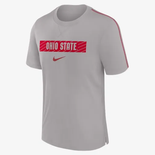 Ohio State Buckeyes Sideline Player чоловічі Nike Dri-FIT College футболка колір сірий