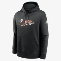 Cincinnati Bengals Rewind Club Logo Men’s Nike NFL Pullover Толстовка з капюшоном колір чорний