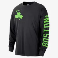 Boston Celtics Courtside City Edition мужские Nike NBA Max90 Long-Sleeve футболка цвет черный