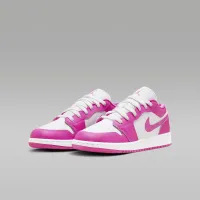 Nike Air Jordan 1 Low Big детские Кроссовки Pink