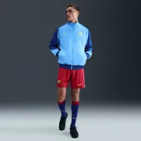 FC Barcelona Strike Fourth чоловічі Nike Dri-FIT Soccer Anthem Куртка блакитний