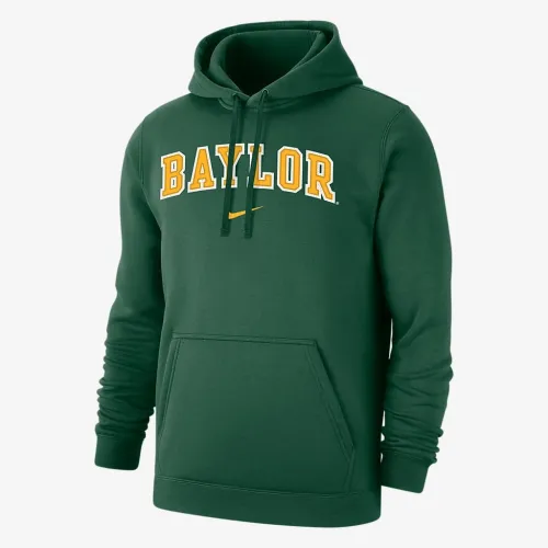 Baylor Club Fleece Men's Nike College Arch 365 Hoodie Green