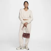 Nike Sportswear Futura 365 Faux Fur Crossbody сумка (1L) цвет коричневый