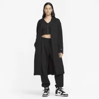 Nike Sportswear Modern Fleece жіноча оверсайз French Terry Duster колір чорний