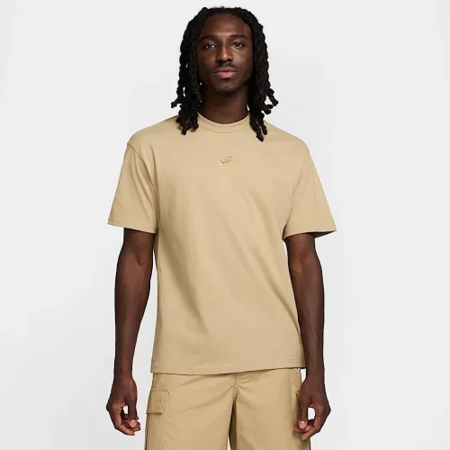 Nike Sportswear Premium Essentials мужские футболка цвет коричневый