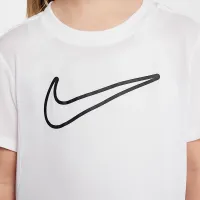 Nike Dri-FIT Little детские Graphic футболка цвет белый