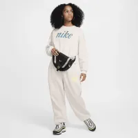Nike Sportswear Club Fleece Girls' Loose Pants цвет серый