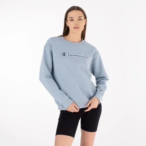 Кофта/футболка Champion Tonal Embroidery Fleece 115478-BS096 - Блакитна