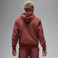 Nike Jordan Flight Fleece мужские Pullover Толстовка с капюшоном цвет коричневый