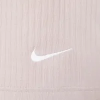 Nike Sportswear женская С высокой Талией Ribbed Jersey юбка цвет коричневый