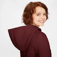 Nike Sportswear Tech Fleece Big детские Full-Zip Толстовка с капюшоном цвет красный