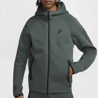 Nike Sportswear Tech Fleece Windrunner мужские Full-Zip Толстовка с капюшоном цвет зеленый