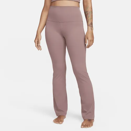 Nike Yoga Dri-FIT Luxe женская Flaцвет красный Pants цвет фиолетовый