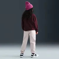 Nike Sportswear Club Fleece Big детские Loose Pants цвет фиолетовый