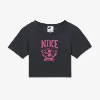 Nike Sportswear Big Kids (Girls') Graphic футболка колір сірий