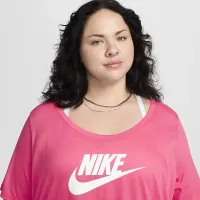 Nike Sportswear Essential женская Tunic (большие размеры) Pink