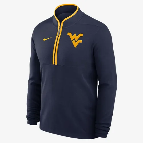 West Virginia Mountaineers Victory чоловічі Nike Dri-FIT College 1/2-Zip Long-Sleeve Top блакитний