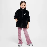 Nike Sportswear Little дитячі Tight Cozy Rib Flaколір червоний Pants колір фіолетовий
