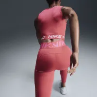 Nike Pro Sculpt женская С высокой Талией 7/8 лосины с карманамиPink