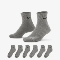 Nike Everyday Plus Cushioned тренировочные Ankle носки (6 пары) цвет серый