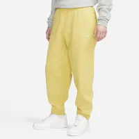Nike Solo Swoosh Men's Fleece Pants Yellow