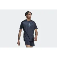 Футболка adidas Designed For Running For The Oceans HM1214 - Чорна