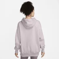 Nike Sportswear Phoenix Fleece женская оверсайз Pullover Толстовка с капюшоном цвет фиолетовый
