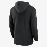 Baltimore Ravens Sideline чоловічі Nike Dri-FIT NFL Long-Sleeve Hooded Top колір чорний
