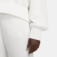 Nike Sportswear Plush женская оверсайз Crew-Neck Mod Crop свитшот цвет белый