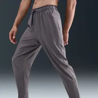 Nike Unlimited мужские Dri-FIT Zippeцвет красный Cuff Versatile Pants цвет серый