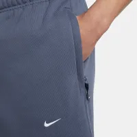 Nike Solo Swoosh чоловічі Open-Hem Fleece Pants блакитний