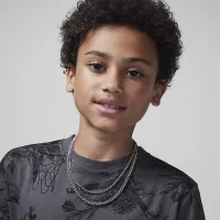 Nike Jordan Dri-FIT Big детские Sports Sketch футболка цвет серый
