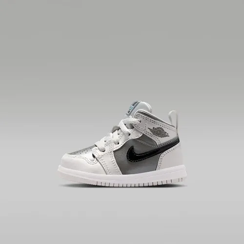 Nike Jordan 1 Mid SE Baby/Toddler Кросівки колір сірий