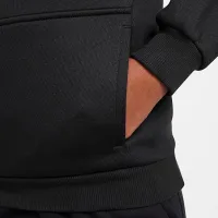 Nike CR7 Club Fleece Big детские Soccer Толстовка с капюшоном цвет черный