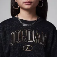 Nike Jordan Big детские 1st Baby синий Crew Top цвет черный