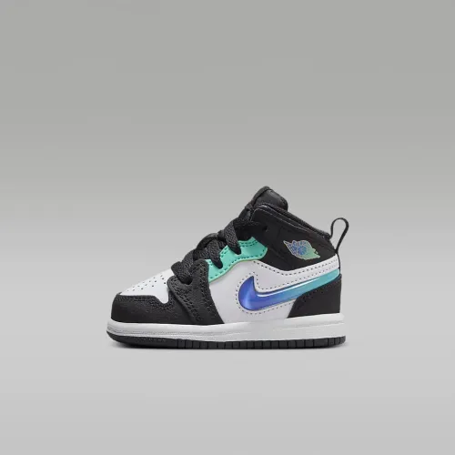 Nike Jordan 1 Mid SE Baby/Toddler Кросівки колір чорний