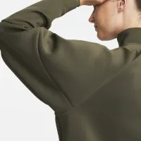 Nike Dri-FIT Prima женская 1/2-Zip тренировочные Top цвет зеленый