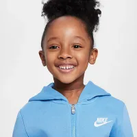 Nike Full-Zip Club комплект Toddler 2-Piece Толстовка з капюшоном комплект блакитний