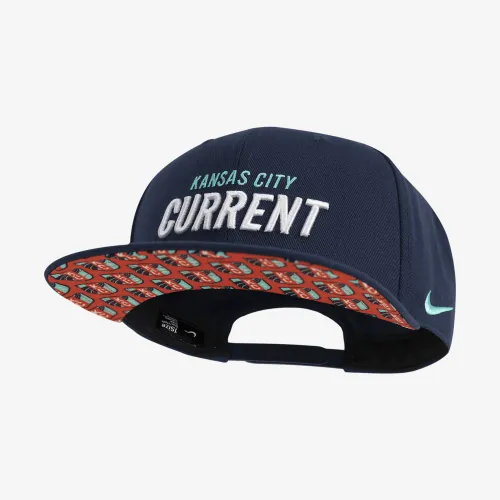 Kansas City Current Nike Soccer Hat синий