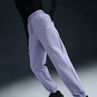 Nike Sportswear Phoenix Fleece женская С высокой Талией оверсайз Sweatpants цвет фиолетовый