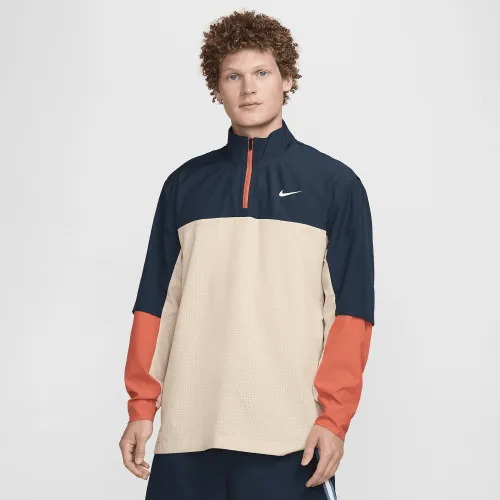 Nike для гольфу Club чоловічі Dri-FIT 1/2-Zip для гольфу Куртка колір коричневий
