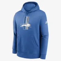 Detroit Lions Rewind Club Logo Men’s Nike NFL Pullover Толстовка с капюшоном синий